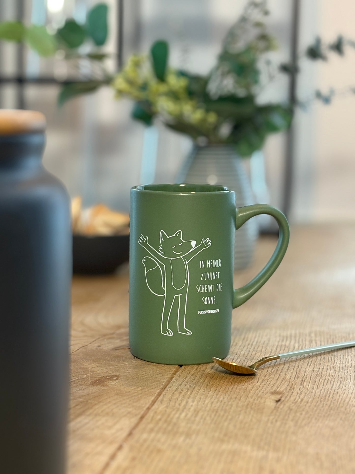 Tasse "In meiner Zukunft scheint die Sonne"