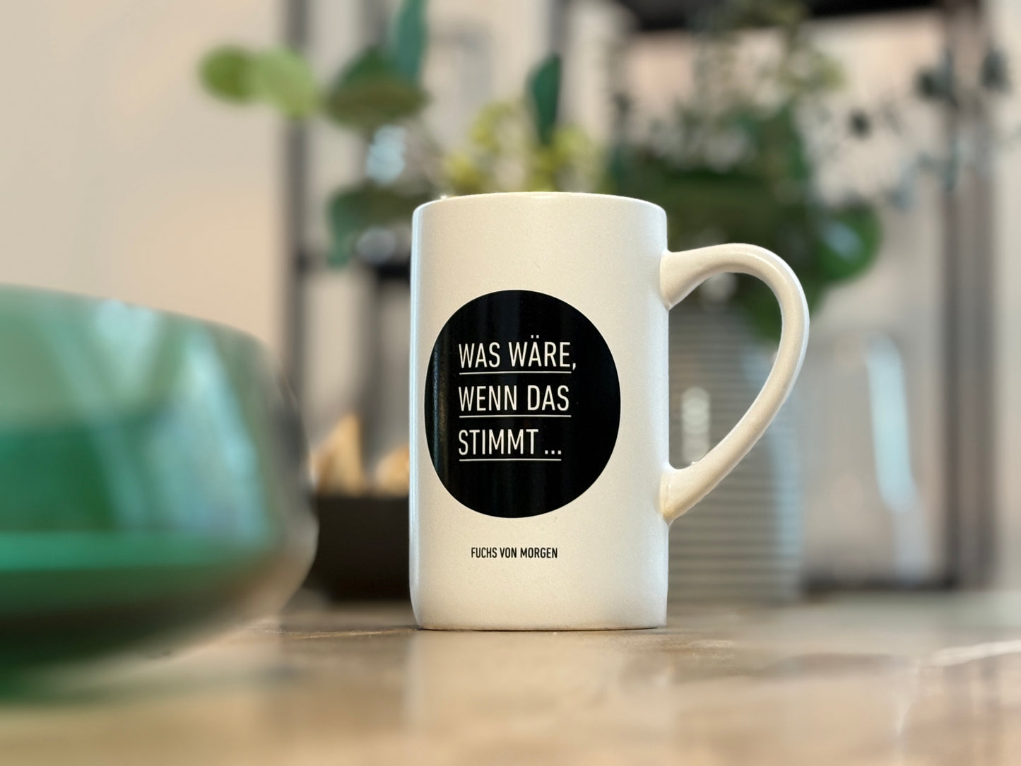 Tasse "Was wäre, wenn das stimmt?"