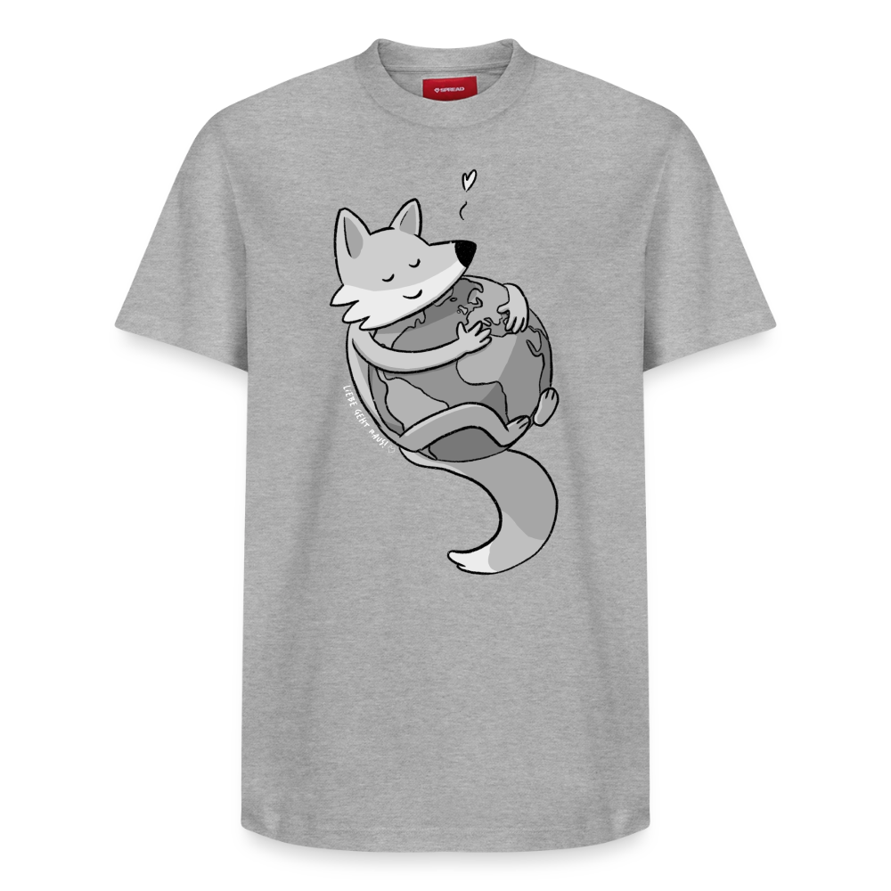 T-Shirt "Zukunft wird aus Mut gemacht III" - Grau meliert