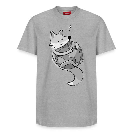 T-Shirt "Zukunft wird aus Mut gemacht III" - Grau meliert