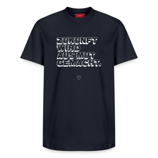 T-Shirt "Zukunft wird aus Mut gemacht III" - Navy