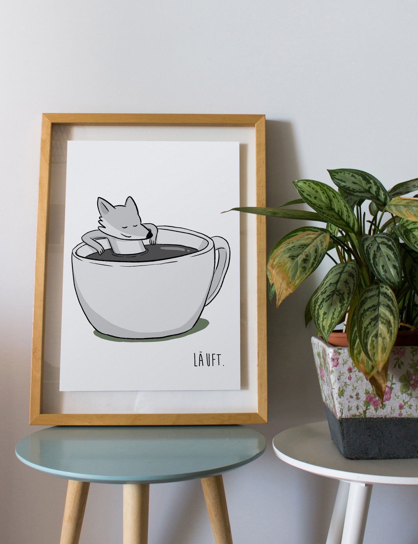 Plakat "Kaffefuchs" Maße: A4 oder A3