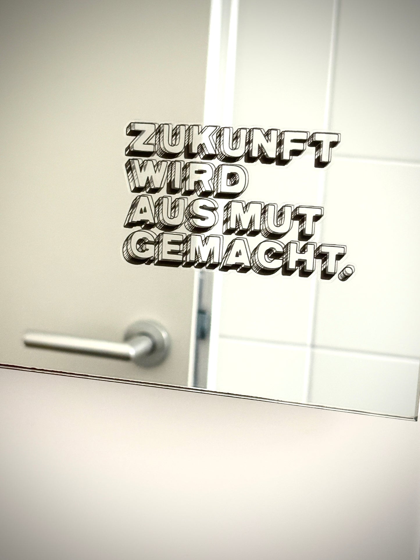 Sticker "Zukunft wird aus Mut gemacht"